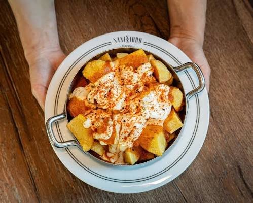 Post de patatas bravas para un bar de Murcia
